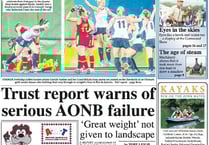This week's Ivybridge & South Brent Gazette front page