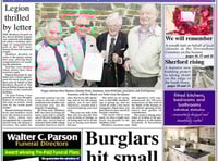 Tomorrow's Ivybridge & South Brent front page