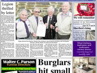 Tomorrow's Ivybridge & South Brent front page