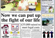 Tomorrow's Ivybridge & South Brent front page