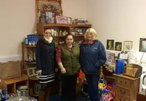 Dartmouth Community Shop opens but has to say a sad goodbye to a founding volunteer