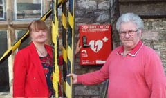 Defibrillator installed outside the Guildhall