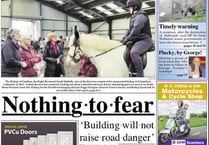 This week's Ivybridge & South Brent Gazette front page