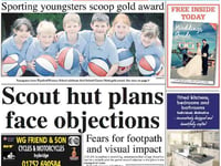 This week's Ivybridge & South Brent Gazette front page