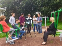 KCC students produce a film promoting Trim Trail