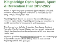 Kingsbridge Town Council asks for feedback on their open spaces plan for next decade