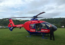 Air ambulances touch down in Dartmouth and Kingswear with an hour of each other and patients are taken to Derriford and Exeter