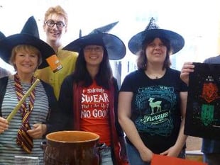 Local Bookshop dress up for a good cause