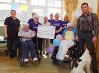 A residential care home in Strete and its manager raised £760 for good causes