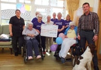 A residential care home in Strete and its manager raised £760 for good causes