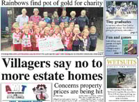 This week's Ivybridge & South Brent Gazette front page