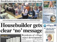 This week's Ivybridge & South Brent Gazette front page