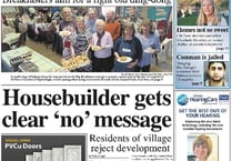 This week's Ivybridge & South Brent Gazette front page