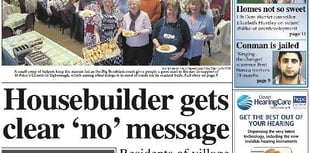 This week's Ivybridge & South Brent Gazette front page