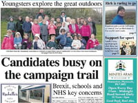 This week's Ivybridge & South Brent Gazette front page
