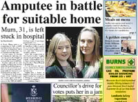 This week's Kingsbridge and Salcombe Gazette front page