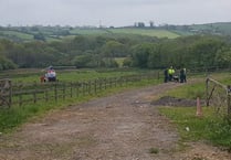VIDEO: Devon Air Ambulance airlifts biker to hospital