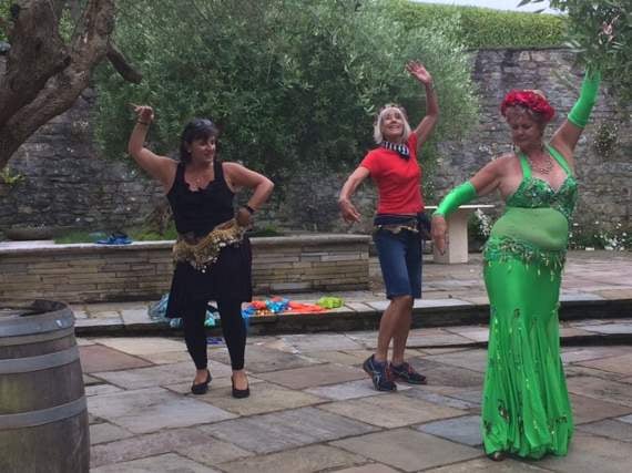 Saltstone Caring hold garden party to raise funds - with a belly dancer!