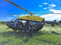 Police helicopter finds and airlifts missing woman from Kingston
