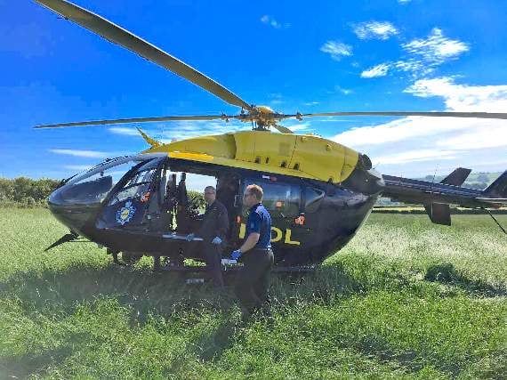 Police helicopter finds and airlifts missing woman from Kingston