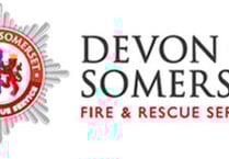 Driver escapes blazing vehicle