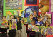 Primary school children have taken lessons to explore their identity through art.