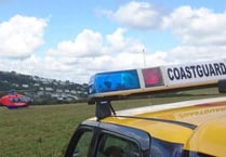 Emergency services rescue man who suffers a fit while walking the coast path