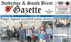 This week's Ivybridge and South Brent Gazette front page