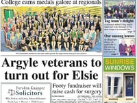 This weeks Ivybridge and South Brent Gazette front page