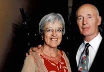 Couple celebrating Golden Wedding met when he was dating her friend