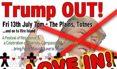 Gathering backing love – not Trump