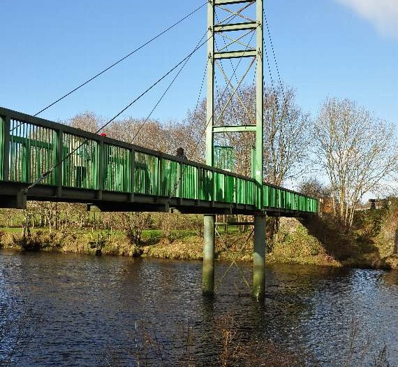 Bridge 'divides communities' and holds up cycle route