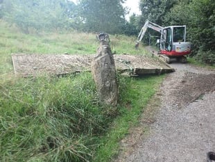 Repairs to footbridge have now begun