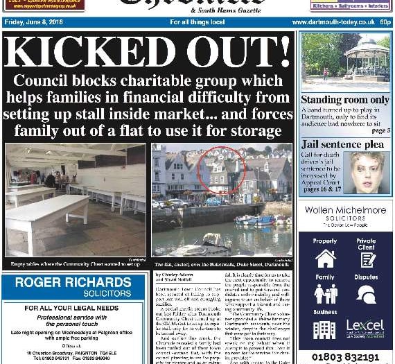 This week's Chronicle front page