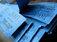 Pre-show raffle tickets available