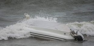 RNLI lifeguards rescue two after RIB capsizes