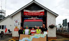 Young lad visits eight South Hams fire stations as part of 525-mile challenge