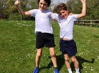 Two boys inspire class to run for Cool Earth