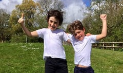 Two boys inspire class to run for Cool Earth