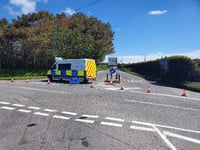 Road closed after water main bursts