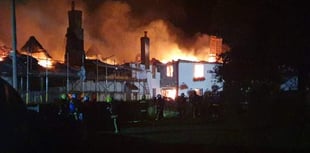 A huge fire has broken out in Stokenham