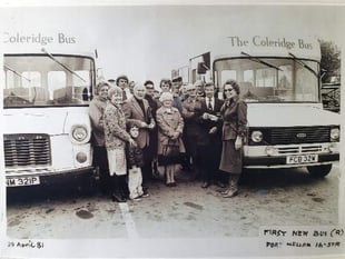 Coleridge Bus is inviting everyone to their birthday tea