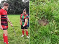 Dartmouth rugby players fuming about dog poo on pitch