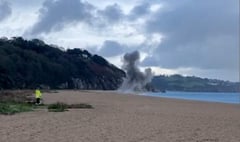 Off-duty Coastguard discovers Second World War bomb on South Hams beach