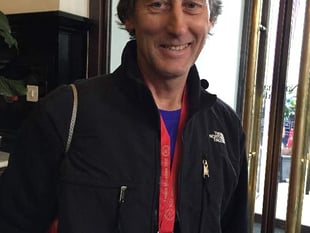 Runner doubles half marathon goal in aid of Rowcroft Hospice