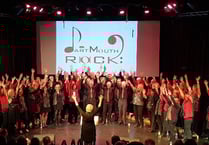 A cappella winter rock concert