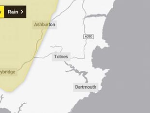 South Hams weather: yellow warning in force