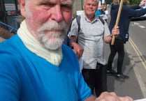 Protest for Totnes MIU