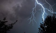 Lightning strike sets house in Avonwick on fire