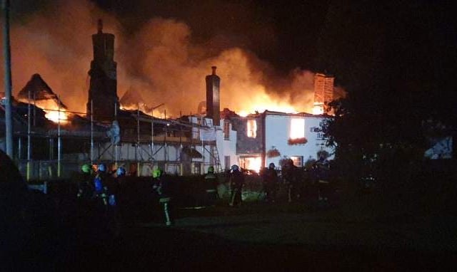 Devon and Somerset Fire and Rescue give their account of the Stokenham blaze